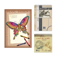 Blocuri desen, Caiete schite