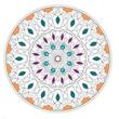 Planse de colorat Mandale, 12 file, carton desen 7 + 3 GRATIS