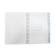 Caiet 5 subiecte A4 200 file spirala, coperta plastic rosu