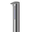 Statie dezinfectare / Dozator dezinfectant cu pedala 1L, inox satinat, fixare pardoseala