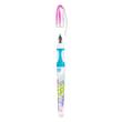 Stilou cu radiera Strigo + 2 rezerve + dispozitiv curatare - roz SSC340