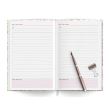 Agenda A5 nedatata, Colorful City, coperta buretata lucioasa 208 pagini