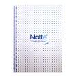 Caiet A4 100f spira cop. PVC Notte White DR