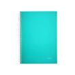 Caiet A5 80 file spirala coperta carton PP School Notte dictando