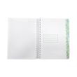 Caiet 5 subiecte A4 200 file spirala, coperta plastic alb