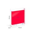 Caiet A5 80 file romana spira Milan roz nata 570