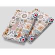 Agenda A5 nedatata, Mandala Tiles, coperta buretata lucioasa 208 pagini