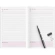 Agenda A5 nedatata 208 pagini, coperta neagra