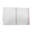 Caiet 5 subiecte A4 200 file spirala, coperta plastic rosu