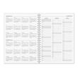 Agenda A4 datata zilnic spirala, 272 pagini, coperta carton si supracoperta plastic