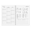 Agenda A4 datata zilnic 2026 spirala, 272 pagini, coperta carton si supracoperta plastic
