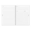 Agenda A4 nedatata spirala, 208 pagini, interior cu puncte, coperta carton si supracoperta plastic