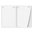 Caiet A4 120 file spirala coperta plastic rosu dictando