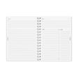 22+3 GRATIS! Agenda A5 nedatata spirala, 208 pagini, interior cu linii, coperta carton si supracoperta plastic
