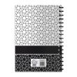 Agenda A5 nedatata, spirala, coperta carton Geometric M6 