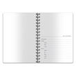 Agenda A5 nedatata, spirala, coperta plastic verde