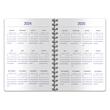 Agenda A5 nedatata, spirala, coperta plastic verde