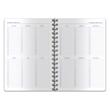 Agenda A5 nedatata, spirala, coperta plastic albastru