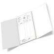 AVIZ A4 2EX. PERSONALIZAT 50 SET/BLOC TIPAR CU NEGRU