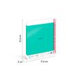 Caiet A5 80 file aritmetica spira Milan verde nata 570