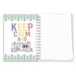 Carnetel A6 100F spirala Romania-keep calm
