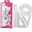 SET GEOMETRIE METALIC M&G 4 PIESE