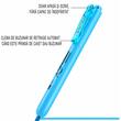 Textmarker Retractabil Writech Albastru