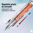 STILOU RETRACTABIL WRITECH M VIOLET + 5 PATROANE W-784
