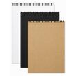 Caiet de schite A2 mixed paper, 30 coli, 10 coli alb 250g, 10 coli negru 170g, 10 coli kraft