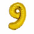 Balon din Folie Cifra 9 Auriu 85 cm DACO - BL859AU
