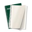 5+1 GRATIS!  Caiet schite A5 50 file carton 200g ivory texturat coperti tari