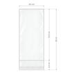 Set 100 Bucăți Pungă Mărțișor PP 65x140 mm