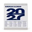 Calendar European de Birou 2027