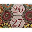Agendă 2027 Datată Zilnic A5 Model Mandala Hexa