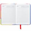 Agendă Nedatată A6 Tricoloră cu Elastic Arhi Design