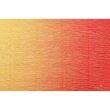 Hartie creponata elastica floristica 180gr - Orange - Yellow gradient 576/9