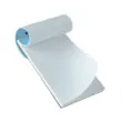 BLOC NOTES A4 50F BLUE DICTANDO