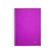 Caiet A5 80 file spirala coperta carton PP School Notte dictando
