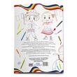 Carte de colorat A4 24 pagini, Romania - contur 8 + 2 GRATIS!