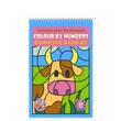 Carte de colorat pe numere A4 24F - Domestic Animals 3+