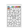 4+1 GRATIS! Carte de colorat pe numere A4 24F - Domestic Animals 3+