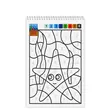 Carte de colorat pe numere A4 24F - Seaworld 3+