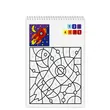 Carte de colorat pe numere A4 24F - Space 3+