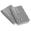 Agenda A5 nedatata,  Black & White, coperta buretata lucioasa 208 pagini