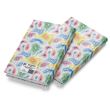 Agenda A5 nedatata, Colorful Waves, coperta buretata lucioasa 208 pagini