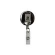 Port clips cu fir retractabil