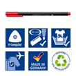 FINELINER TRIPLUS SET.4 STAEDTLER 334-BK4