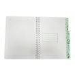 Caiet 3 subiecte A4 120 file spirala, coperta plastic alb