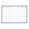 Agenda Artilux A4 săptămânală hartie ivory 104 coperta bordeaux 
