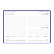 Agenda Artibest A5 datata offset alb 201 coperta albastru